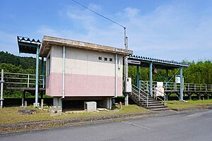 和渕站站房(2023年7月)