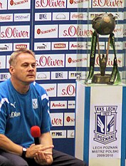 Zieliński as [[Lech Poznań]] [[coach (sport)|manager]]