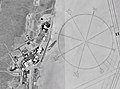 Satellite image of Armstrong Flight Research Center and the Edwards compass rose