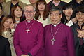 Justin Welby, Anglican Archbishop of Canterbury, and Kim Geun-Sang, Anglican Primate of the Anglican Church of Korea (2013).