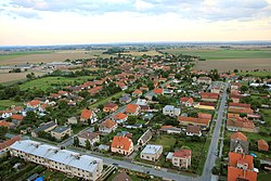 Krchleby seen from the north