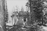 Historic photograph of the Loomis Seismograph Station