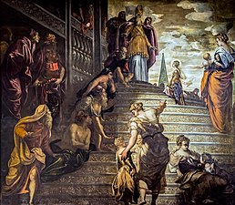 Presentation of Mary by Tintoretto