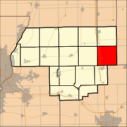 Location in Woodford County