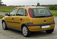 Opel Corsa five-door (2000–2004)