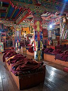 Painting and mural inside the monastery