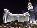 澳门威尼斯人度假村<br\>夜景<br\>The Venetian Macau<br\>night view