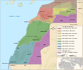 Western sahara territorial control topographic map-en