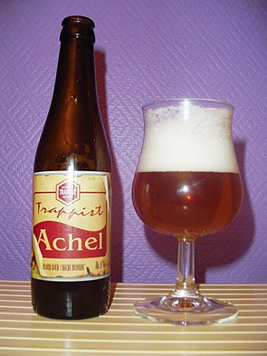 Achel trappist beer (Belgium).