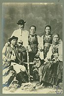 Csángó group from Săcele