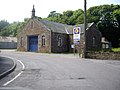 Former Auchenblae Free Church of Scotland building in use as garage (now demolished).