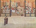 Image 42Spring Morning in the Han Palace, by Ming-era artist Qiu Ying (1494–1552 AD) (from History of painting)