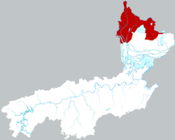 Location of Nan County within Yiyang