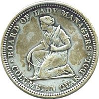 Reverse of coin.