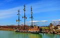 Traditional cruise ships for Manavgat