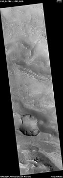 Ridges, as seen by HiRISE under HiWish program