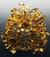 Golden wreath, 370-360, from southern Italy