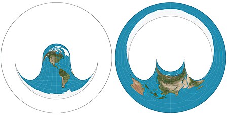 Hammer retroazimuthal projection