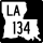 Louisiana Highway 134 marker