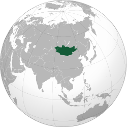 蒙古人民共和国的领土范围（1945年）