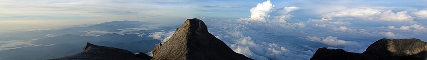 The crest of Mount Kinabalu