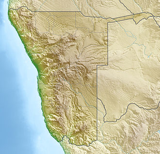 List of fossiliferous stratigraphic units in Namibia is located in Namibia