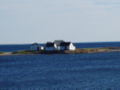 Fishermen's huts in Natashquan.