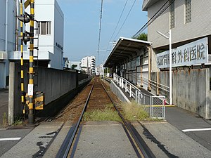 古高松站入口（2007年8月）
