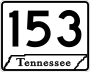 State Route 153 marker