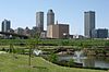 The Tulsa, Oklahoma skyline