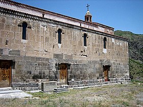 Southern wall of the monastery