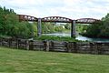 Laune Viaduct of the Killorglin to Valentia Railway in Killorglin