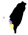 Image 30Administrative units of Taiwan under the Qing dynasty in 1685 (from History of Taiwan)