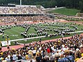 The Marching Mountaineers performing in Kidd Brewer Stadium.