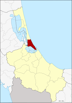 District location in Songkhla province