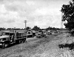Red Ball Express convoy, 1944