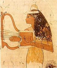 People in ancient Egyptian wall paintings often were shown with orange or yellow-orange skin, painted with a pigment called realgar.
