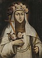 Saint Rose of Lima (1680) by Gregorio Vásquez de Arce y Ceballos. Colonial Art Museum of Bogotá.[1][2]