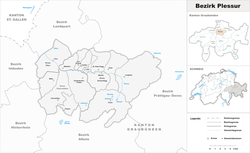 Location of Plessur District