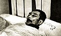 1936年10月19日，鲁迅在上海大陆新村寓所逝世，沙飞摄。