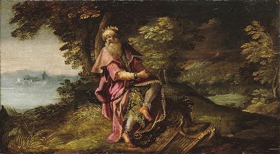 Maerten de Vos, King Manasseh in exile