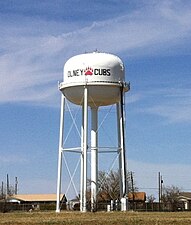 Olney water tower.