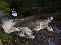 Peden's waterfall and rock-cut basin near Drumastle Mill