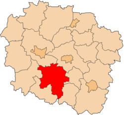 Location within the voivodeship