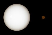 Illustrations of the Sun and of TRAPPIST-1