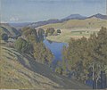 Elioth Gruner (1937) Bellinger pastoral, oil on canvas, 64.0 × 76.2 cm. National Gallery of Victoria