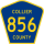 County Road 856 marker