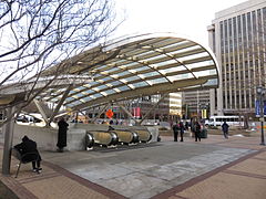 Head house of Crystal City station in 2016