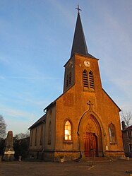 The church in Morville-sur-Seille