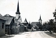 Main Street in Ulmeni in 1921